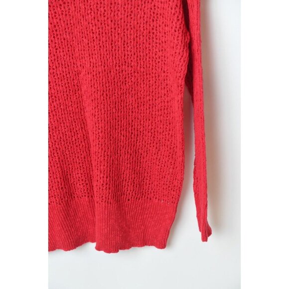 Torrid Red Cable Loose Knit Warm Cozy Sweater Pullover Sz 1 14-16 NEW - Picture 5 of 15